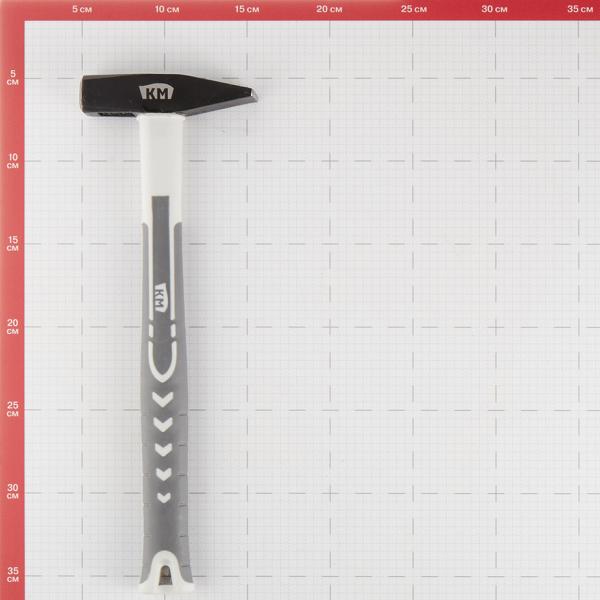 Молоток слесарный КМ 300 г фибергласовая ручка
