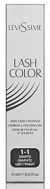 Краска для бровей и ресниц, № 1.1 графит / Lash Color 15 мл