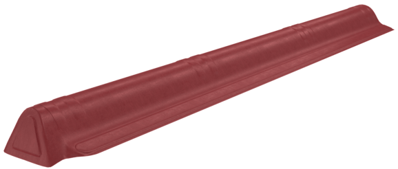 Конек торцевой для Ондувиллы красный длина 1,06 м